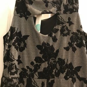 New fit and flare knit dress